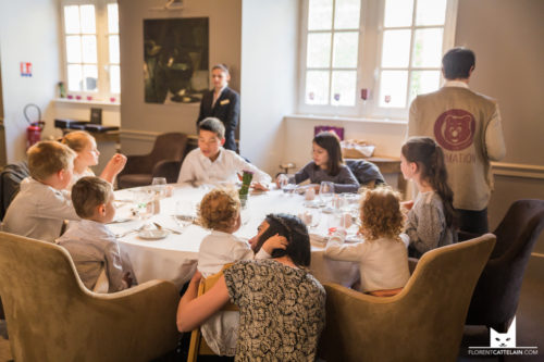 animation des enfants à table