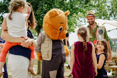 journée familles mascotte